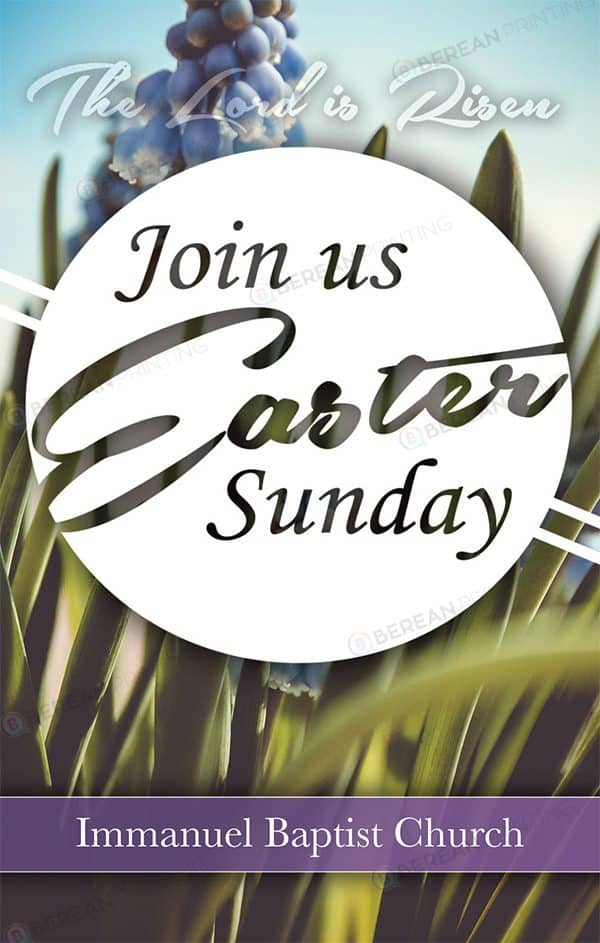 Easter Sunday Church Invitation Card - Berean Printing