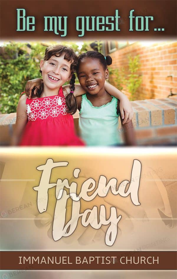 church friends and family day flyers