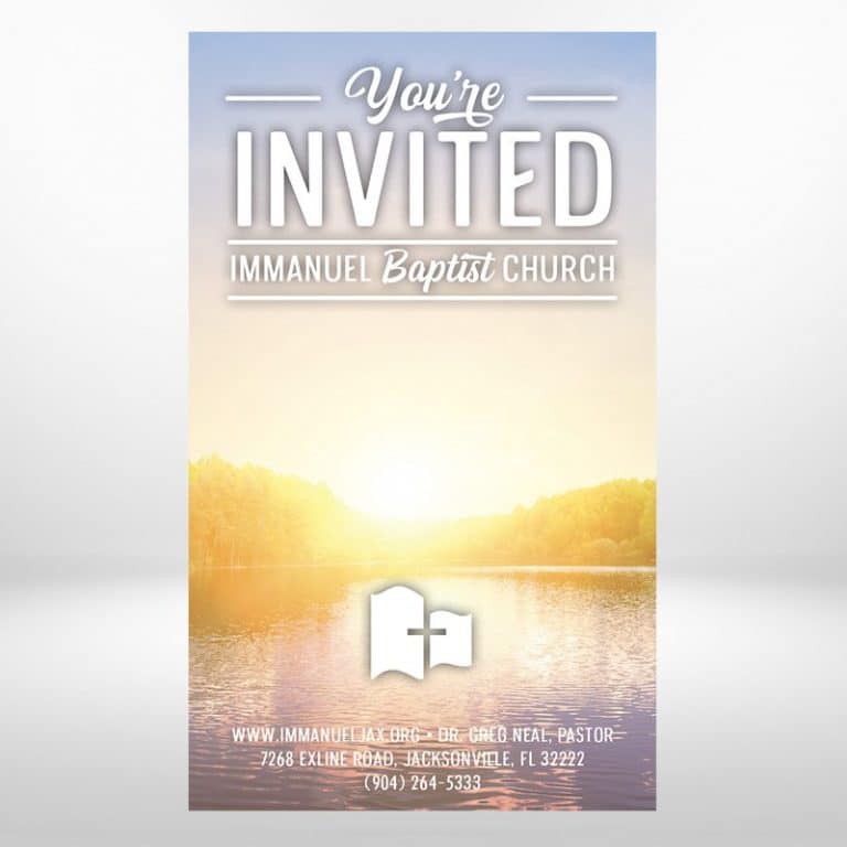 You're Invited! Church Invitation Card - Berean Printing