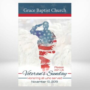 Veteran's Day Church Invitation Cards For Baptist Church Invites