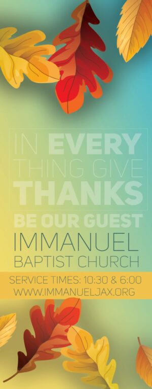 Thanksgiving Church Door Hangers For Baptist Church Invites