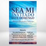 Spanish Church Invitation Cards For Baptist Church Invites