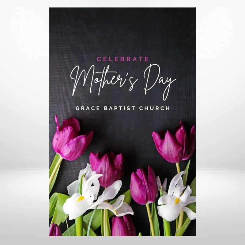Mother's Day Church Invitation Cards For Baptist Church Invites