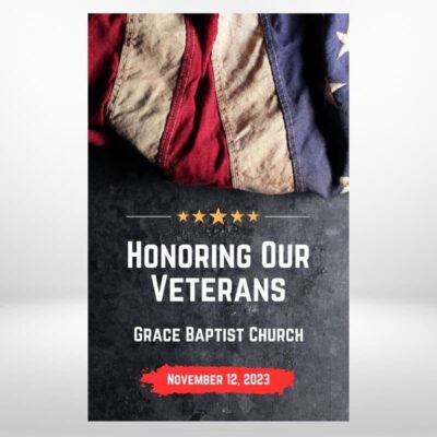 Veterans Day Church Invitation Cards For Baptist Church Invites